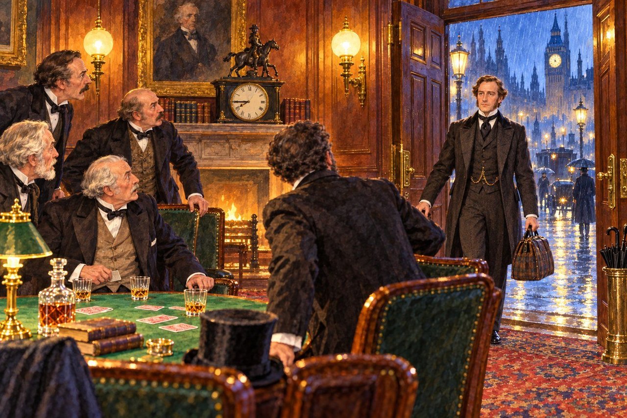 London — Reform Club, United Kingdom — Around the World in Eighty Days