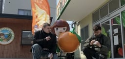 The orange stop