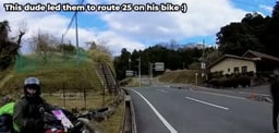 Where a cyclist leads the way