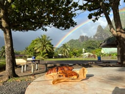 Rainbow and Pain au Chocolat