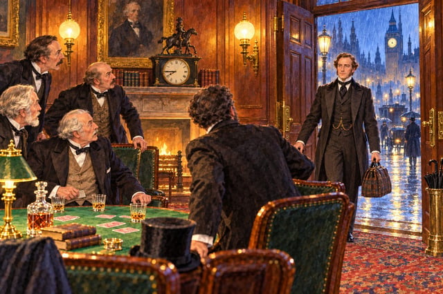 London — Reform Club, United Kingdom — Around the World in Eighty Days