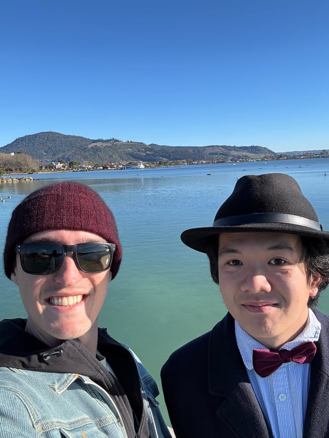 My new friend Jackie from Hong Kong. We had fun doing Trump impressions.