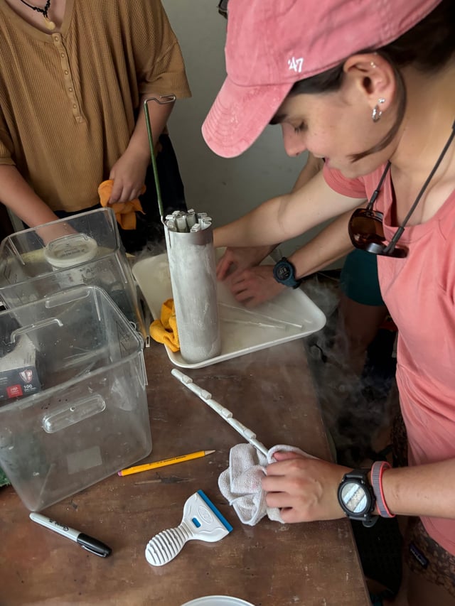 Michelle Working in the Lab — Day 1: Ia Ora Na!