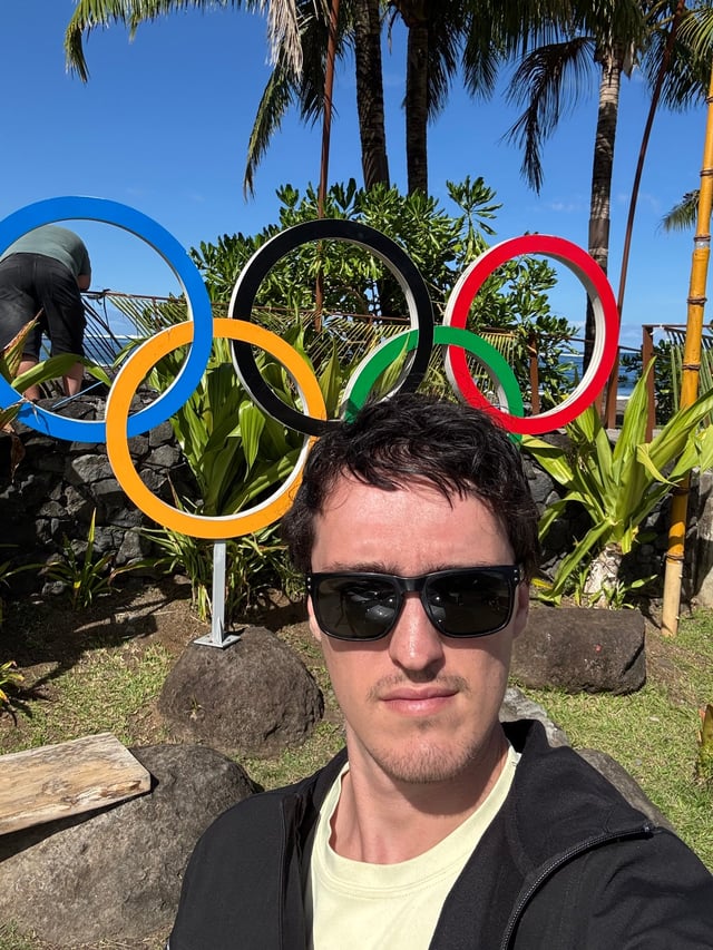 Olympic Rings - Paris 2024 — Day 2: Look Mom I'm Riding the Big Wave