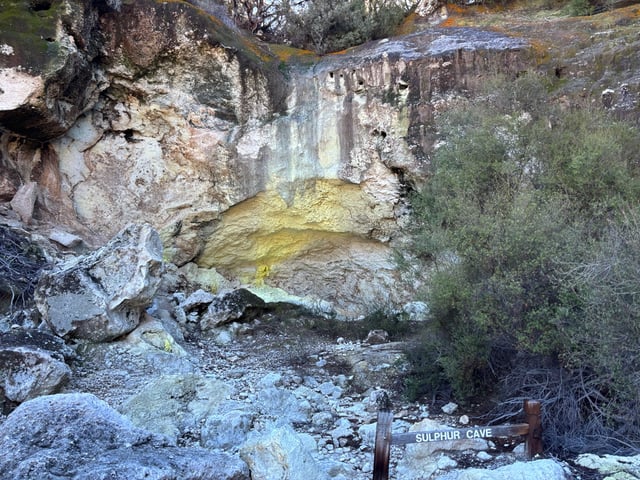 Sulphur Caves in the Geothermal Wonderland