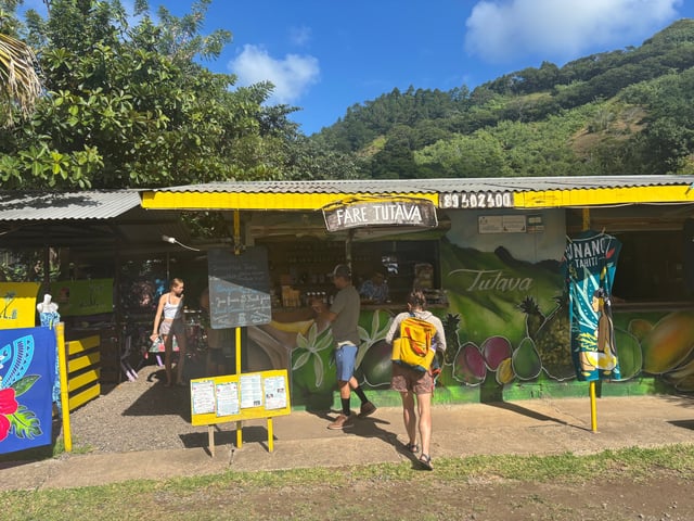 Val's restaurant for breakfast — Day 2: Biking around the island